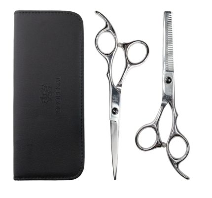 Pack Tijeras OBOPEKAL Plateada matte 6.0 + Estuche