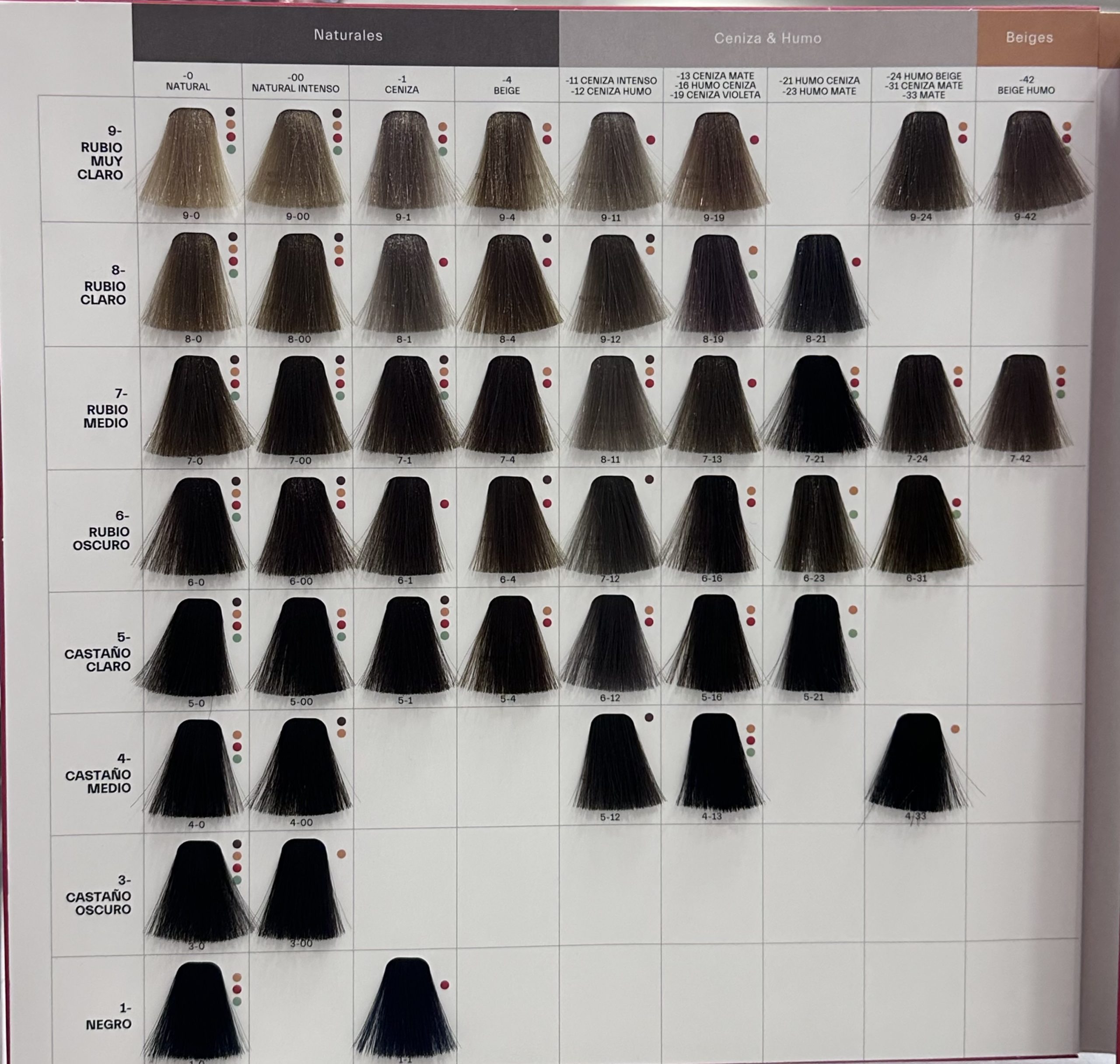 Tinte Igora Royal (coloracion permanente) Naturales, Ceniza & Humo, Beiges
