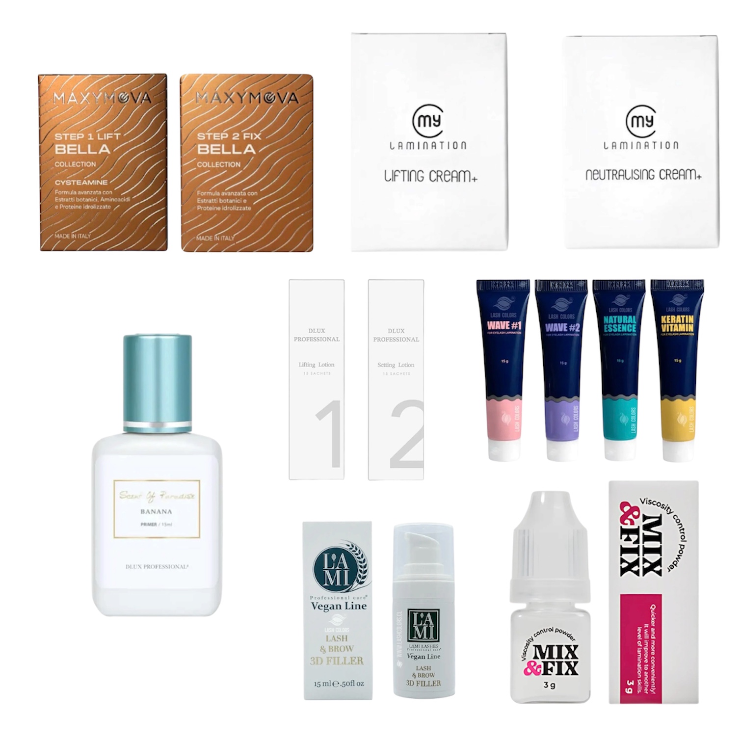 quimicos para pestañas