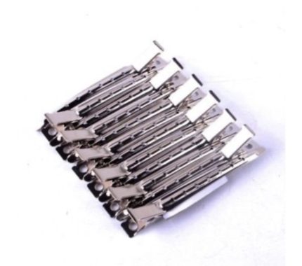 Pinzas metalica de 12 unidades