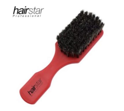 Cepillo profesional barbero de madera (rojo) Hairstar