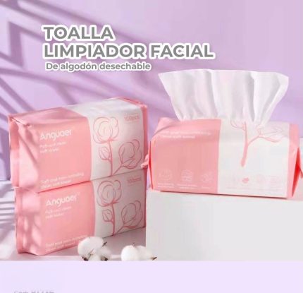Toalla de limpieza facial 100 pcs