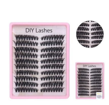 Set de pestañas por racimo volumen sutil Diy Lashes