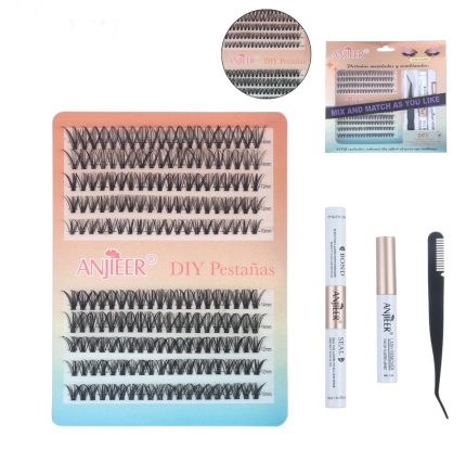 Set de pestañas por racimo 30D-DIY 40D Diy Lashes