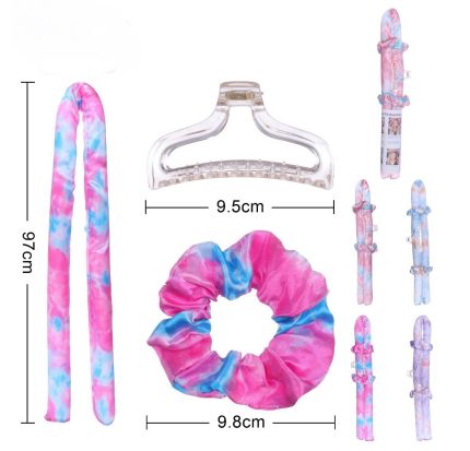 tubo encrespador de cabello sin calor 90cm